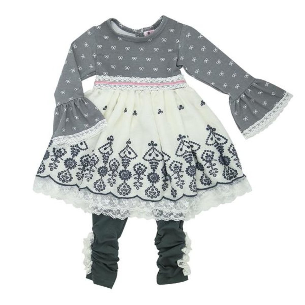 Haute Baby Winter Pearl Tunic 2 Piece Set (4T)